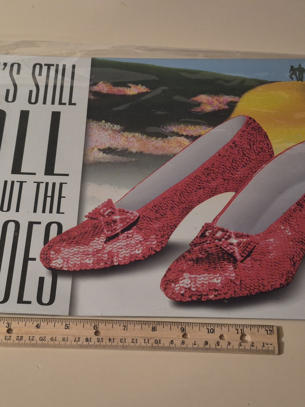 Tin Sign It's Still All About The Shoes Wizard Of Oz Ruby Slippers